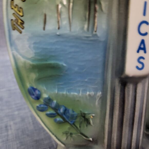 Vintage 1968 Jim Beam Bourbon Decanter San Antonio Fair Tower Of Americas Empty - Picture 6 of 16